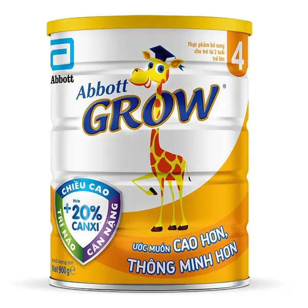 Sữa bột Abbott Grow số 4 hương vani 900g (trên 2 tuổi)-1