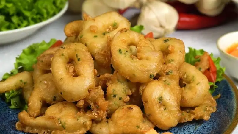 Cách làm mực chiên xù giòn ngon, ăn một lần là mê