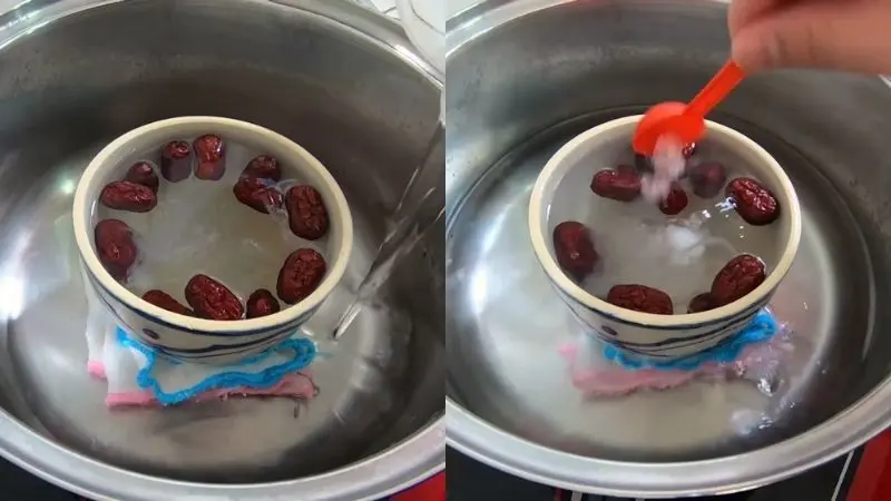 Chưng yến lê đường phèn