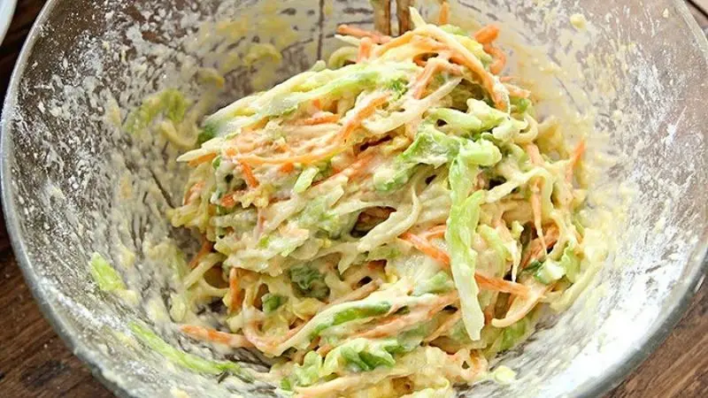 Bánh bắp cải thơm ngon