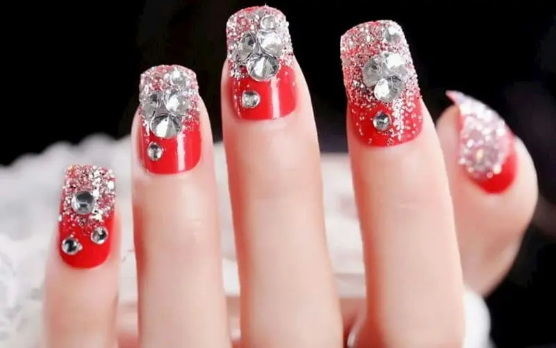 Mẫu nail Hàn Quốc họa tiết đơn giản