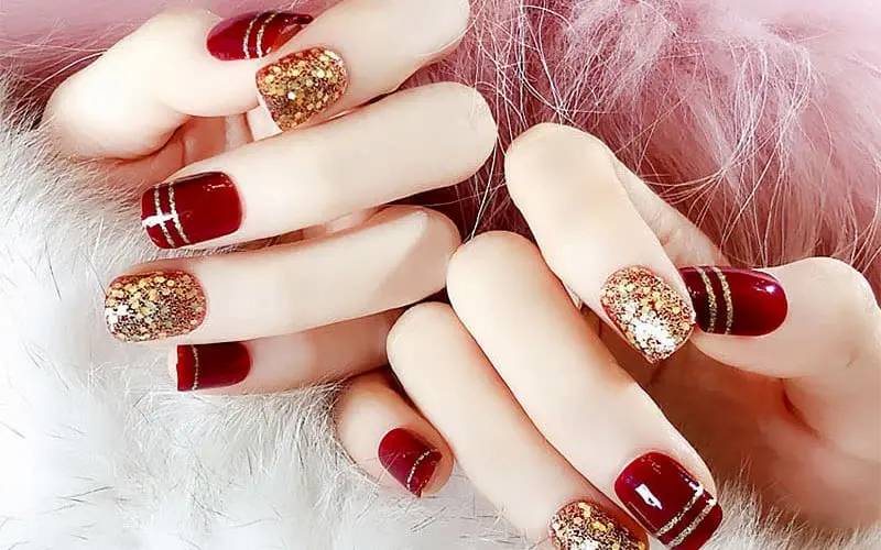 Mẫu nail Hàn Quốc Galaxy