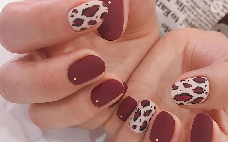 Mẫu nail hoa bồ công anh