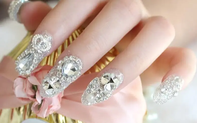 Mẫu nail hoa đào