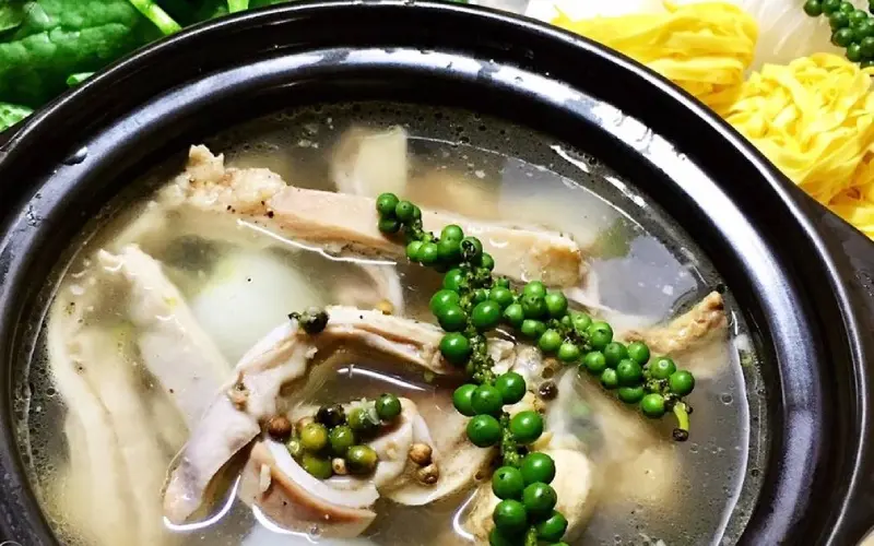 Lẩu bao tử hầm tiêu