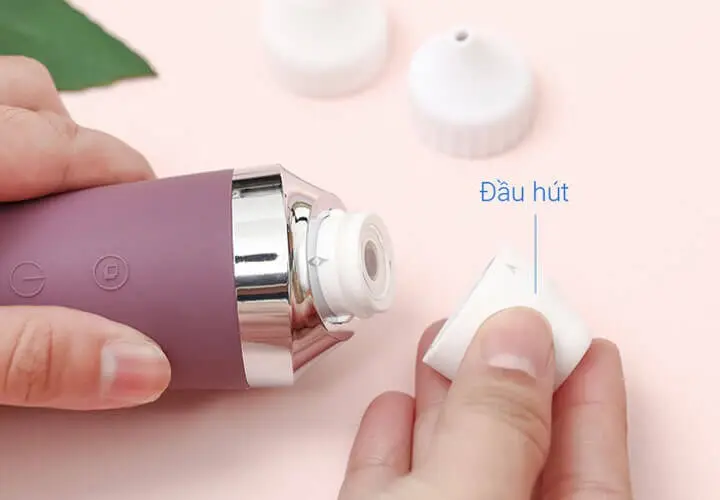 Làm sạch đầu máy hút mụn sau khi sử dụng Làm sạch đầu máy hút mụn sau khi sử dụng