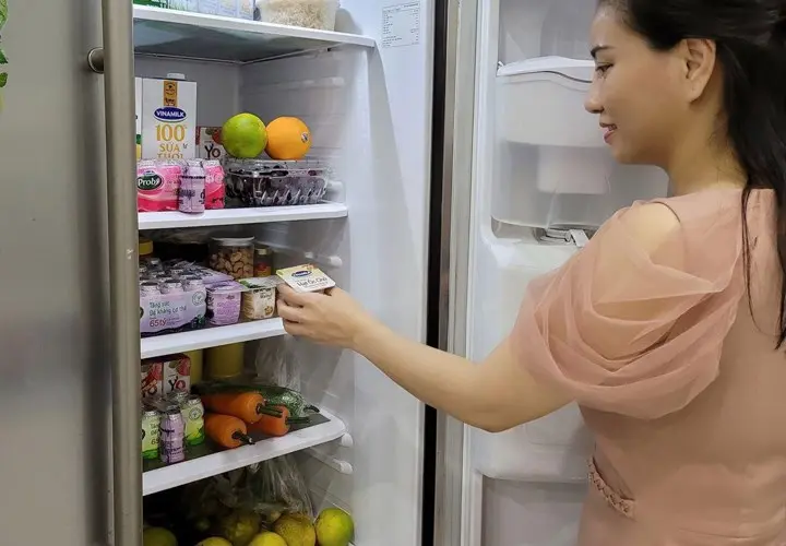 Bảo quản sữa chua ở ngăn mát tủ lạnh với mức nhiệt độ từ 6 - 8˚C 