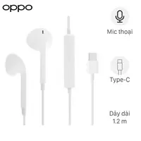 Tai nghe EP Type C OPPO MH135-3 Trắng 
