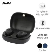 Tai nghe Bluetooth TWS AVA+ DS200A-WB Đen