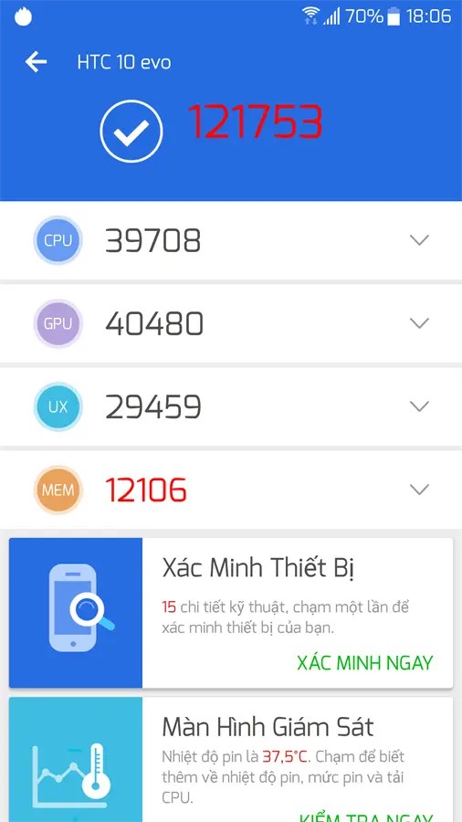 Khách hàng review Điện thoại HTC 10 evo 3