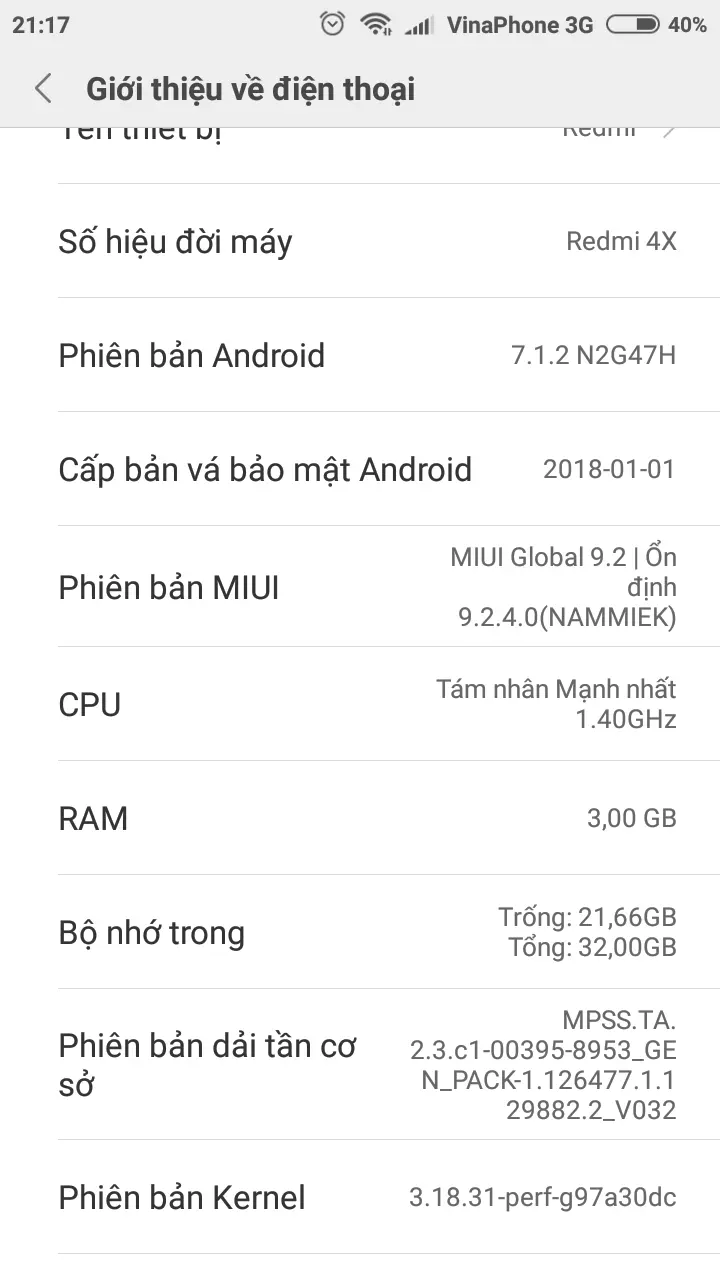 Khách hàng review Điện thoại Xiaomi Redmi 4X 4