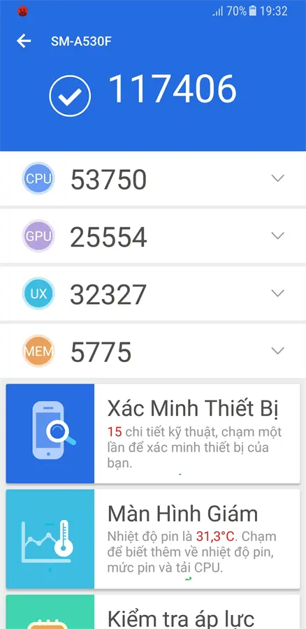 Khách hàng review Điện thoại Samsung Galaxy A8 (2018) 1