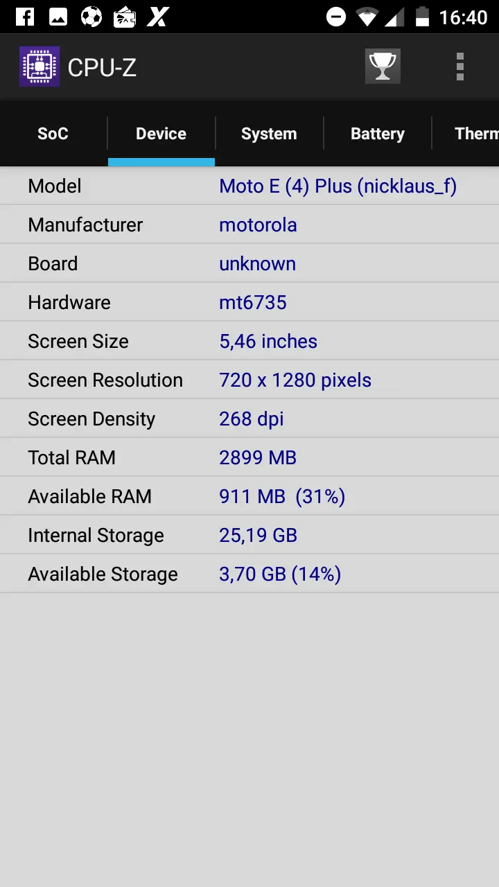 Khách hàng review Điện thoại Motorola Moto E4 Plus 2