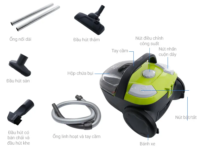 Khách hàng review Máy hút bụi dạng hộp Electrolux Z1231 17