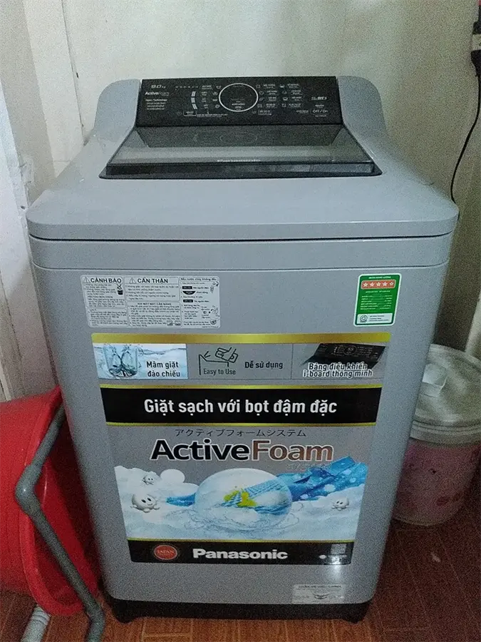 Khách hàng review Máy giặt Panasonic 9 kg NA-F90A4GRV 21