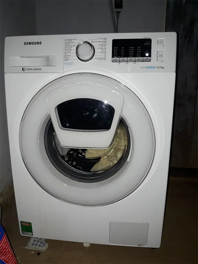 Khách hàng review Máy giặt Samsung AddWash Inverter 8 kg WW80K52E0WW/SV 35