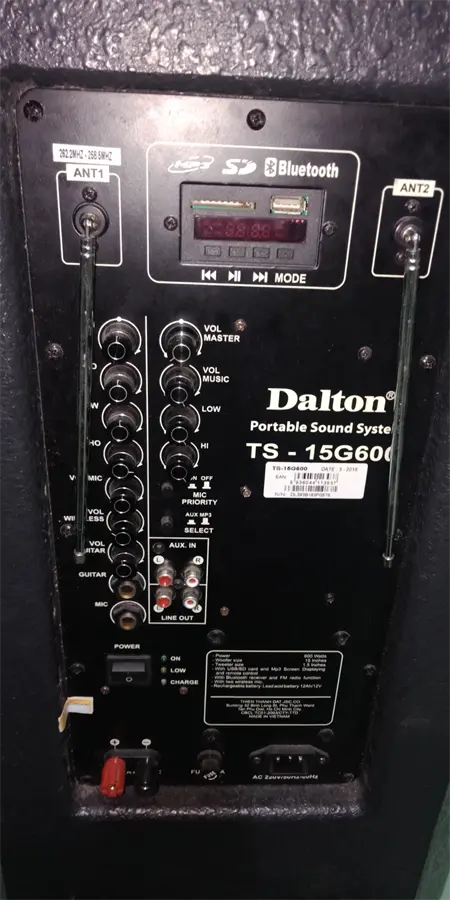 Khách hàng review Loa kéo karaoke Dalton TS-15G600 600W 2