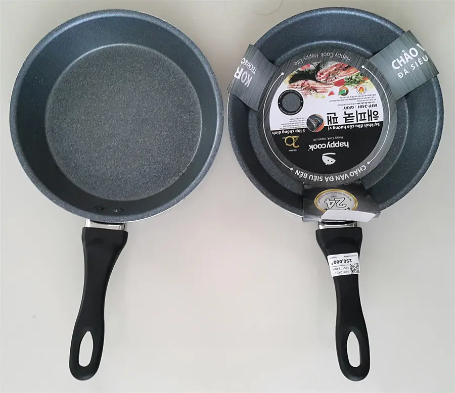 Khách hàng review Chảo nhôm chống dính đáy từ 24 cm Happycook MFP-24IH GRAY 2