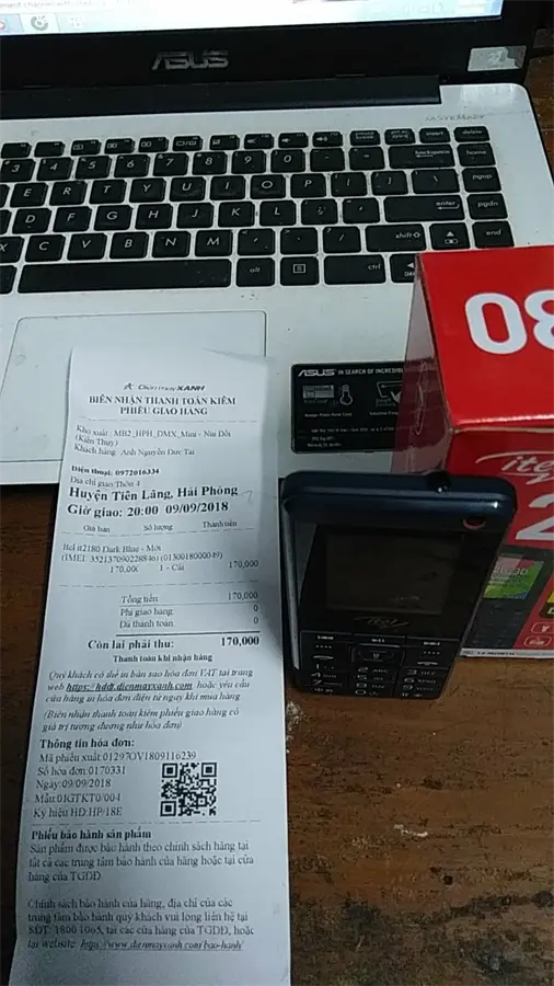 Khách hàng review Điện thoại Itel it2180 3