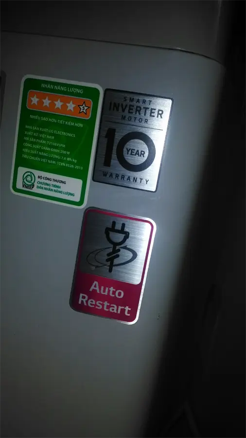 Khách hàng review Máy giặt LG Inverter 8 kg T2108VSPM 5