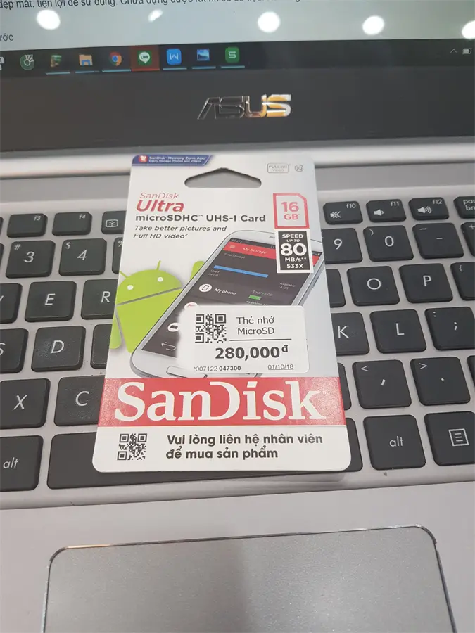 Khách hàng review Thẻ nhớ Apacer MicroSD 32GB class 10 5