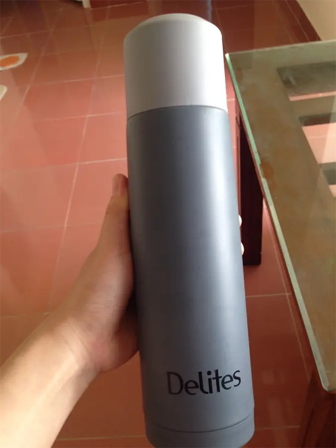 Khách hàng review Bình giữ nhiệt inox 500 ml Delites BKB-048-050 2