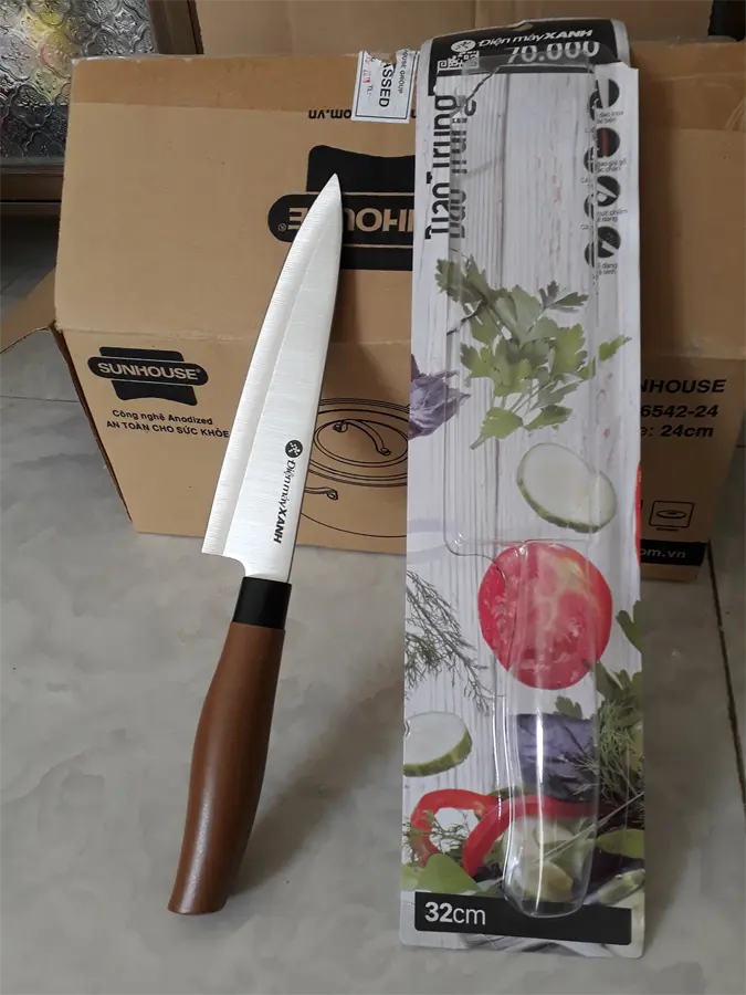 Khách hàng review Dao cắt inox DMX D002-DT2 5