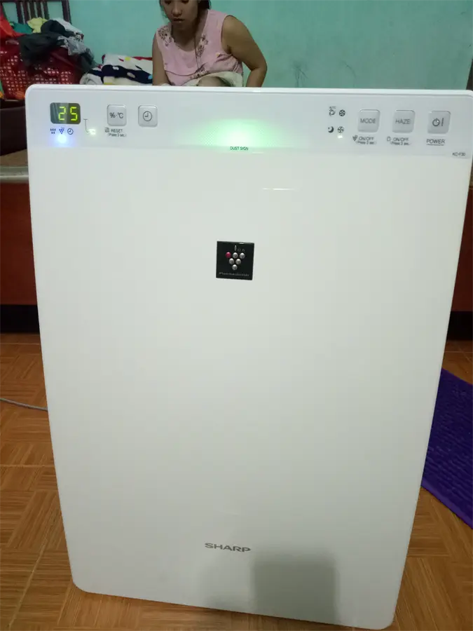 Khách hàng review Máy lọc không khí Sharp KC-F30EV-W 1