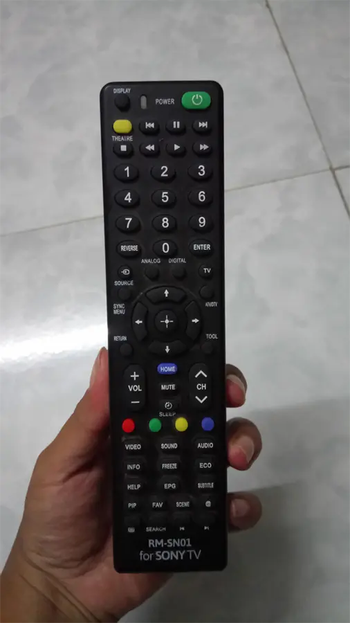 Khách hàng review Điều khiển Tivi LCD-LED Sony COSANO RM-SN01 Đen 4