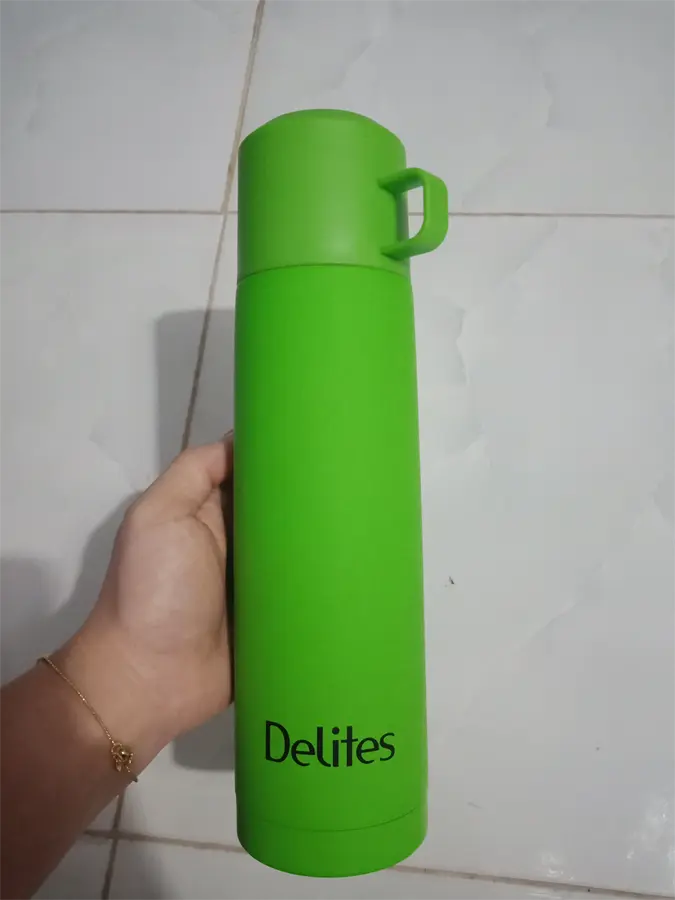 Khách hàng review Bình giữ nhiệt inox 500 ml Delites BKB-048-050 1
