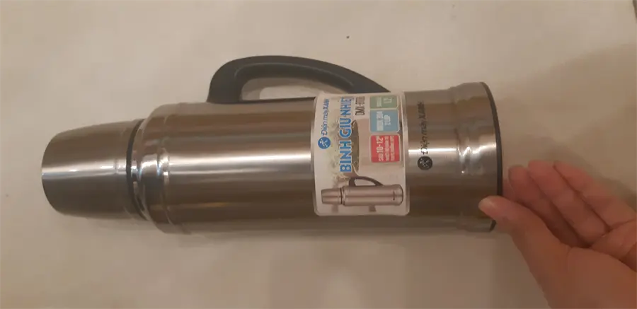 Khách hàng review Bình giữ nhiệt inox 1.2 lít DMX BT006 3