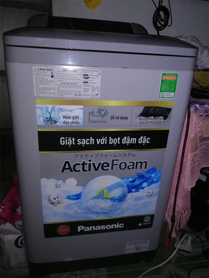 Khách hàng review Máy giặt Panasonic 9 kg NA-F90A4GRV 18