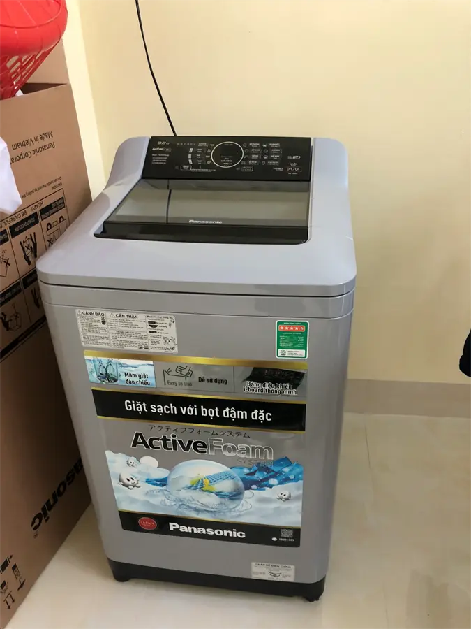 Khách hàng review Máy giặt Panasonic 9 kg NA-F90A4GRV 16