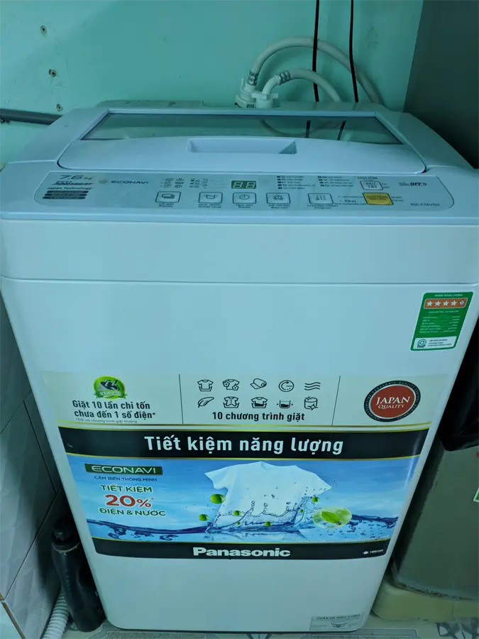 Khách hàng review Máy giặt Panasonic 7.6 kg NA-F76VG9HRV 9