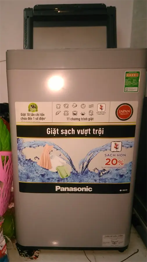 Khách hàng review Máy giặt Panasonic 7.6 kg NA-F76VS9GRV 2