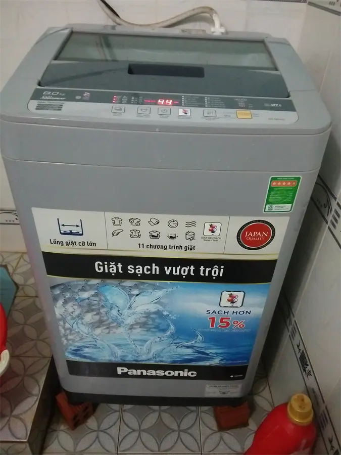 Khách hàng review Máy giặt Panasonic 8 kg NA-F80VS9GRV 9