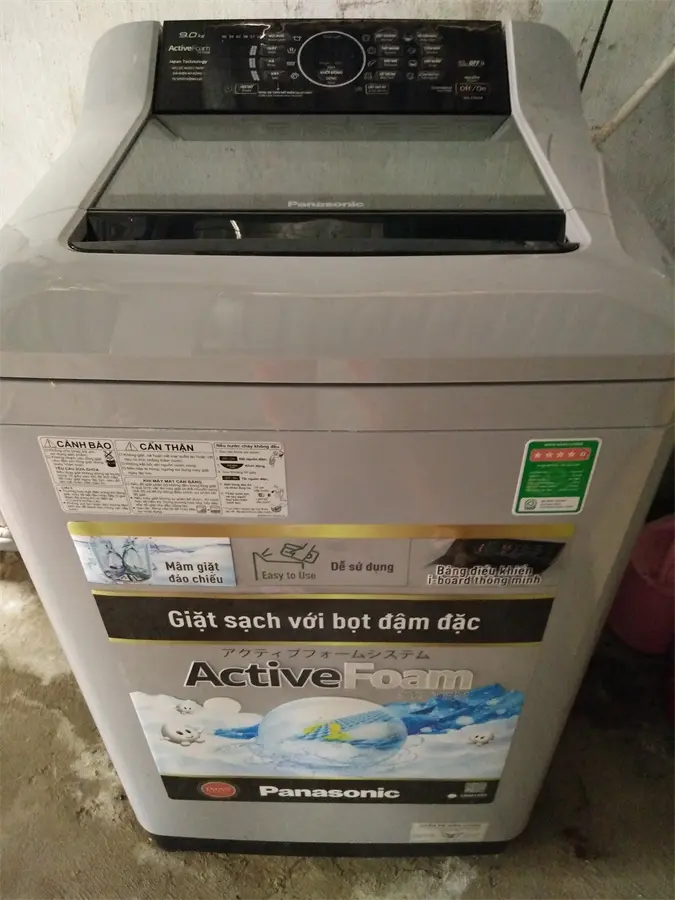 Khách hàng review Máy giặt Panasonic 9 kg NA-F90A4GRV 5