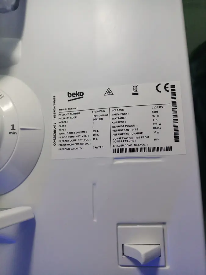 Khách hàng review Tủ lạnh Beko Inverter 188 lít RDNT200I50VS 91
