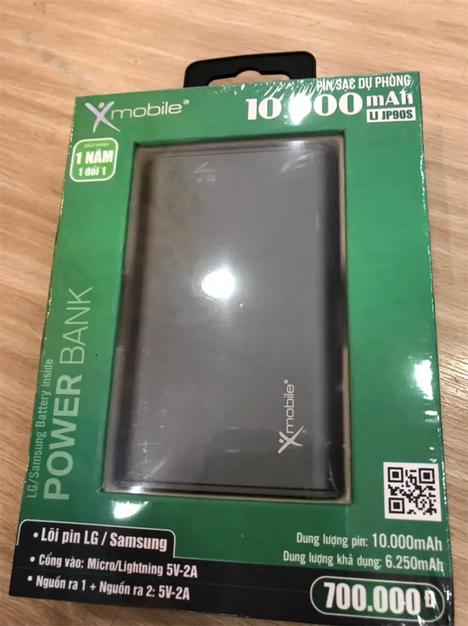 Khách hàng review Pin sạc dự phòng 10.000 mAh Lightning 10W Xmobile LJ JP90S 19