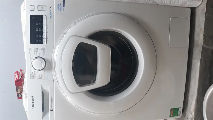 Khách hàng review Máy giặt Samsung AddWash Inverter 8 kg WW80K52E0WW/SV 32
