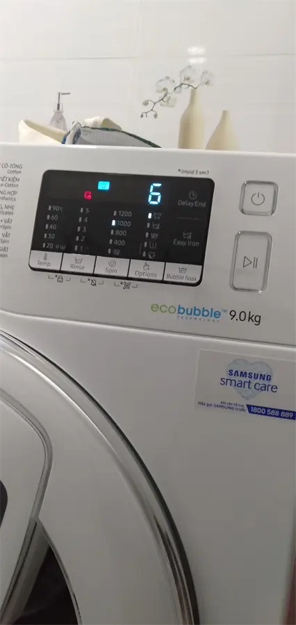 Khách hàng review Máy giặt Samsung Inverter 9 kg WW90K52E0WW/SV 25