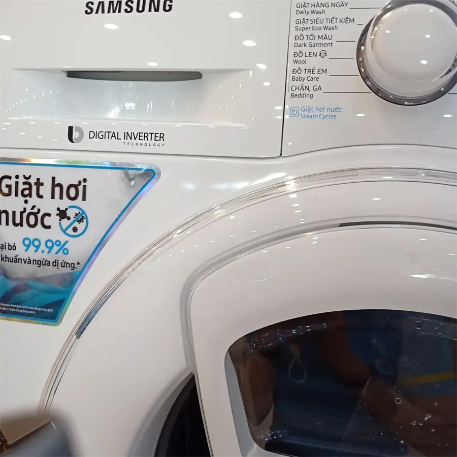Khách hàng review Máy giặt Samsung Inverter 9 kg WW90K52E0WW/SV 24