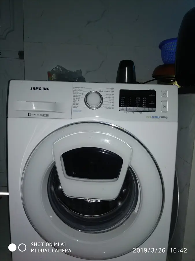 Khách hàng review Máy giặt Samsung AddWash Inverter 8 kg WW80K52E0WW/SV 28