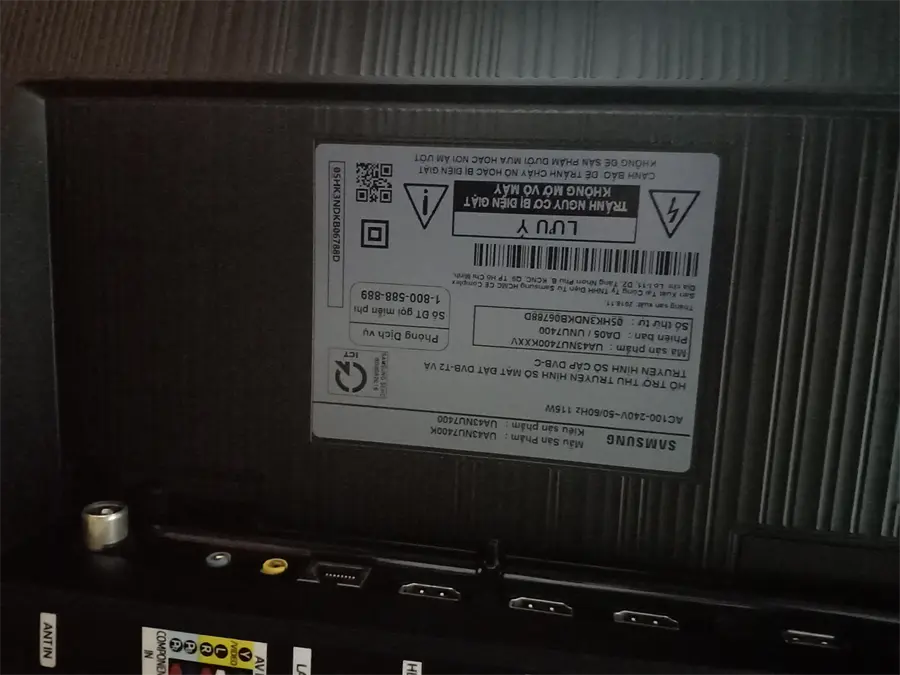 Khách hàng review Smart Tivi Samsung 4K 43 inch UA43NU7400 48