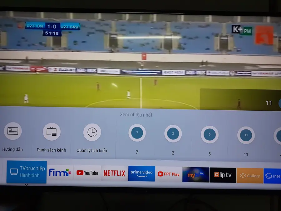 Khách hàng review Smart Tivi Samsung 4K 43 inch UA43NU7100 65