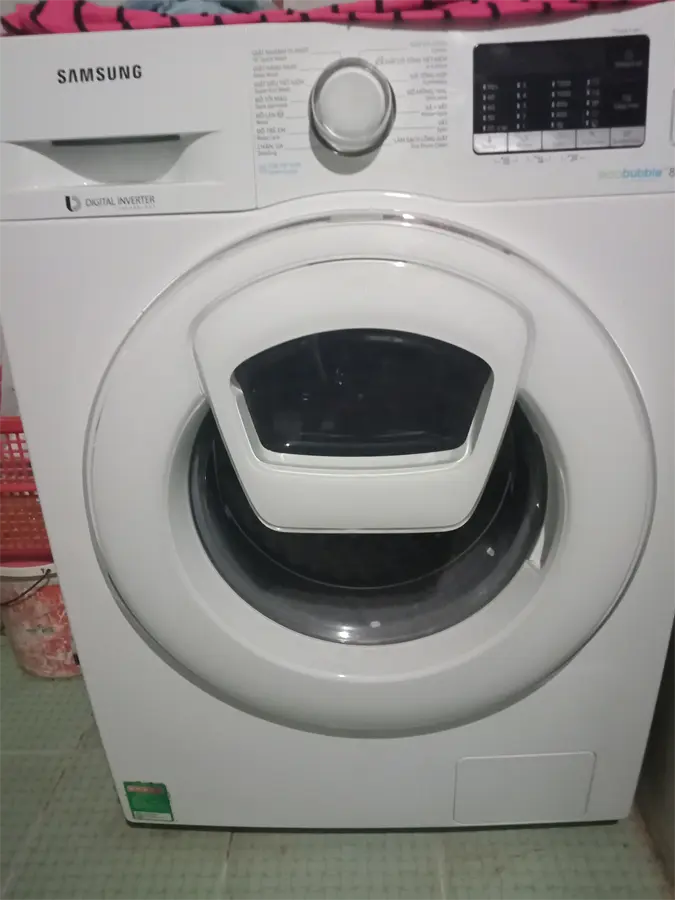 Khách hàng review Máy giặt Samsung AddWash Inverter 8 kg WW80K52E0WW/SV 22