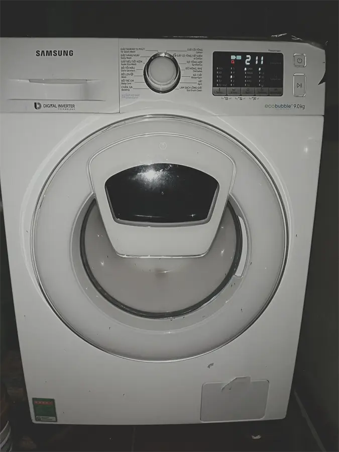 Khách hàng review Máy giặt Samsung Inverter 9 kg WW90K52E0WW/SV 12
