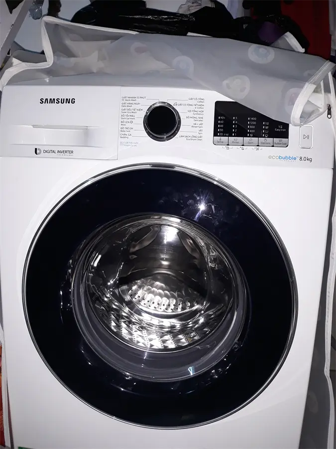 Khách hàng review Máy giặt Samsung Inverter 8 kg WW80J54E0BW/SV 5