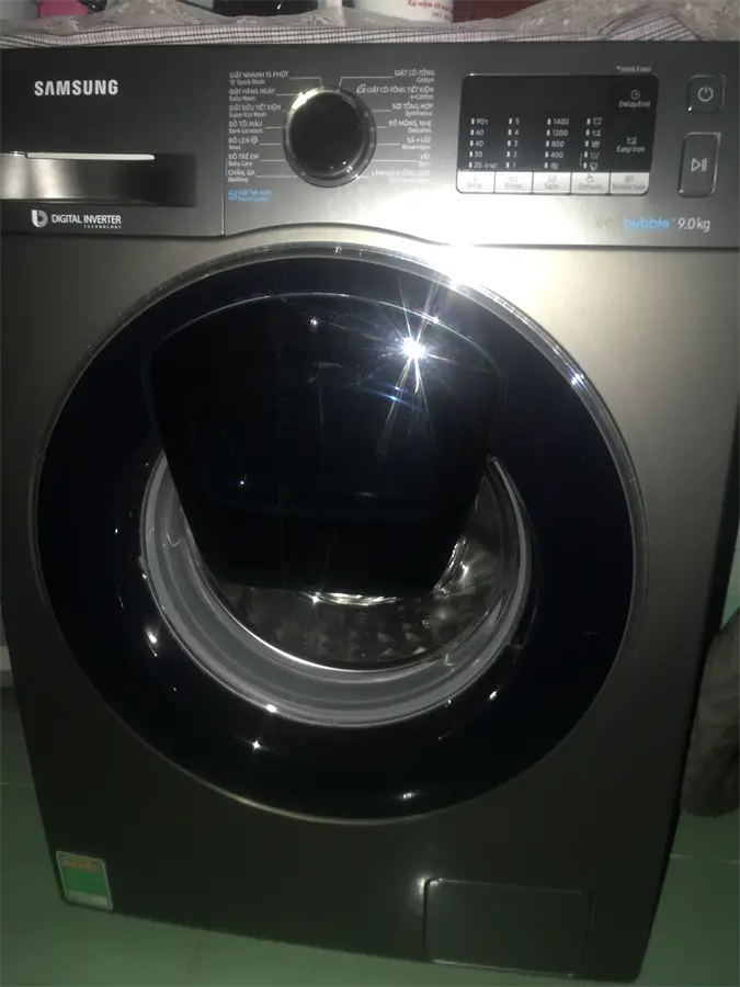 Khách hàng review Máy giặt Samsung Addwash Inverter 9 kg WW90K54E0UX/SV 3