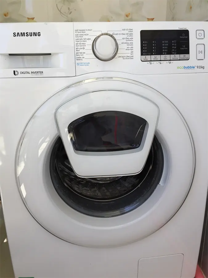 Khách hàng review Máy giặt Samsung Inverter 9 kg WW90K52E0WW/SV 9